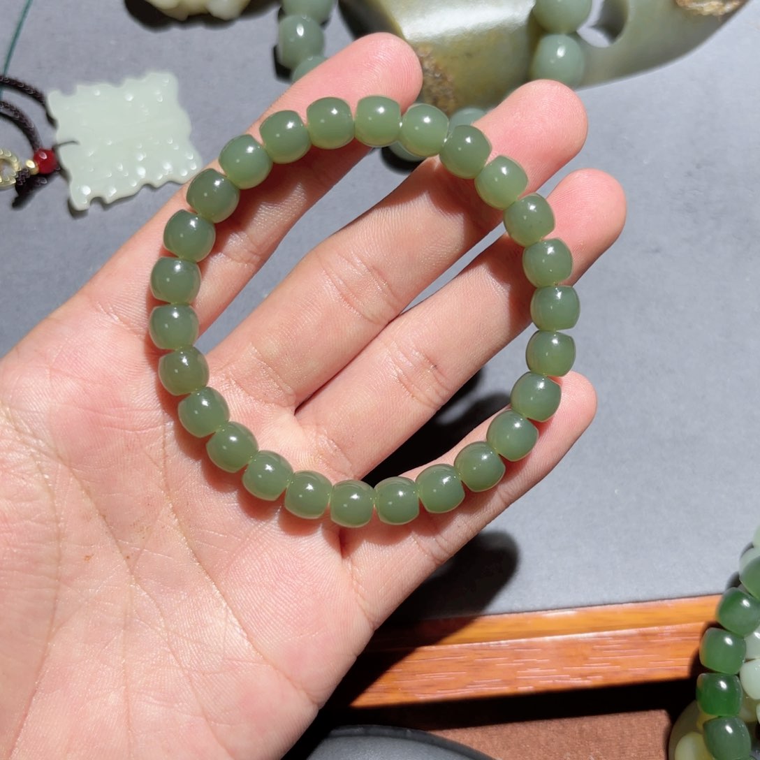 和田玉手链未镶嵌