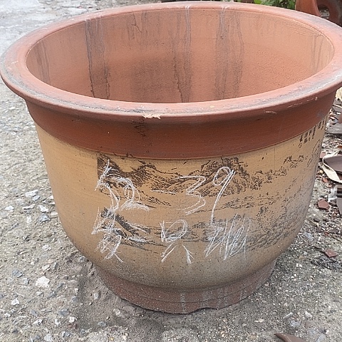 中国宜兴紫砂花盆，