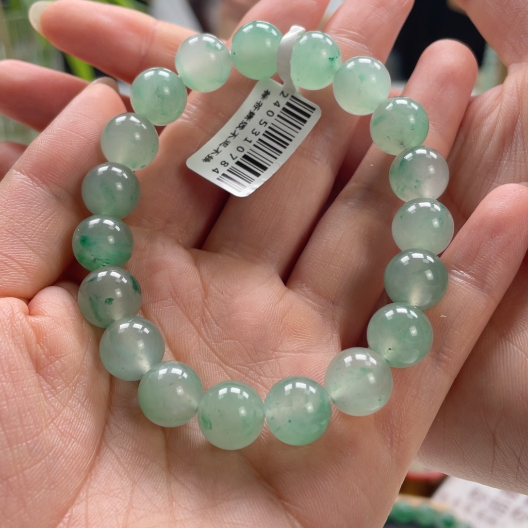 石英质玉手链未镶嵌丫*～