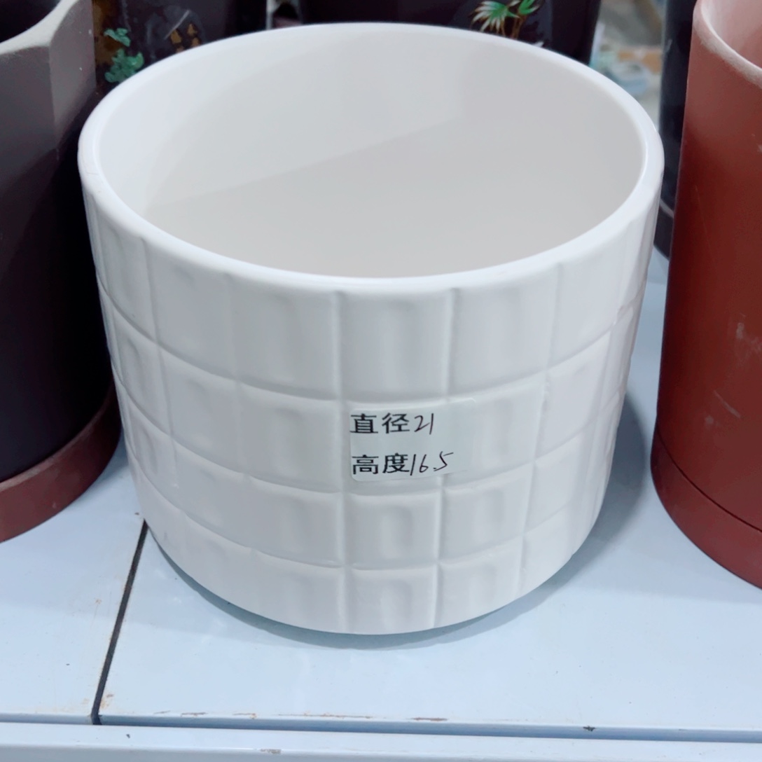 有孔，陶瓷花盆满10米包邮发货