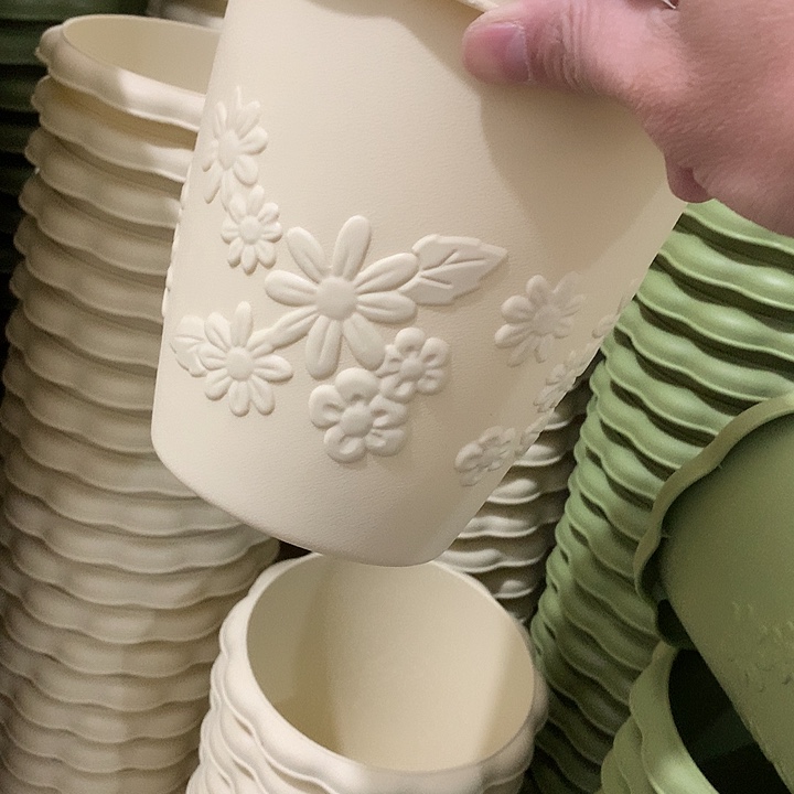 浮雕口18高17米白5个无托