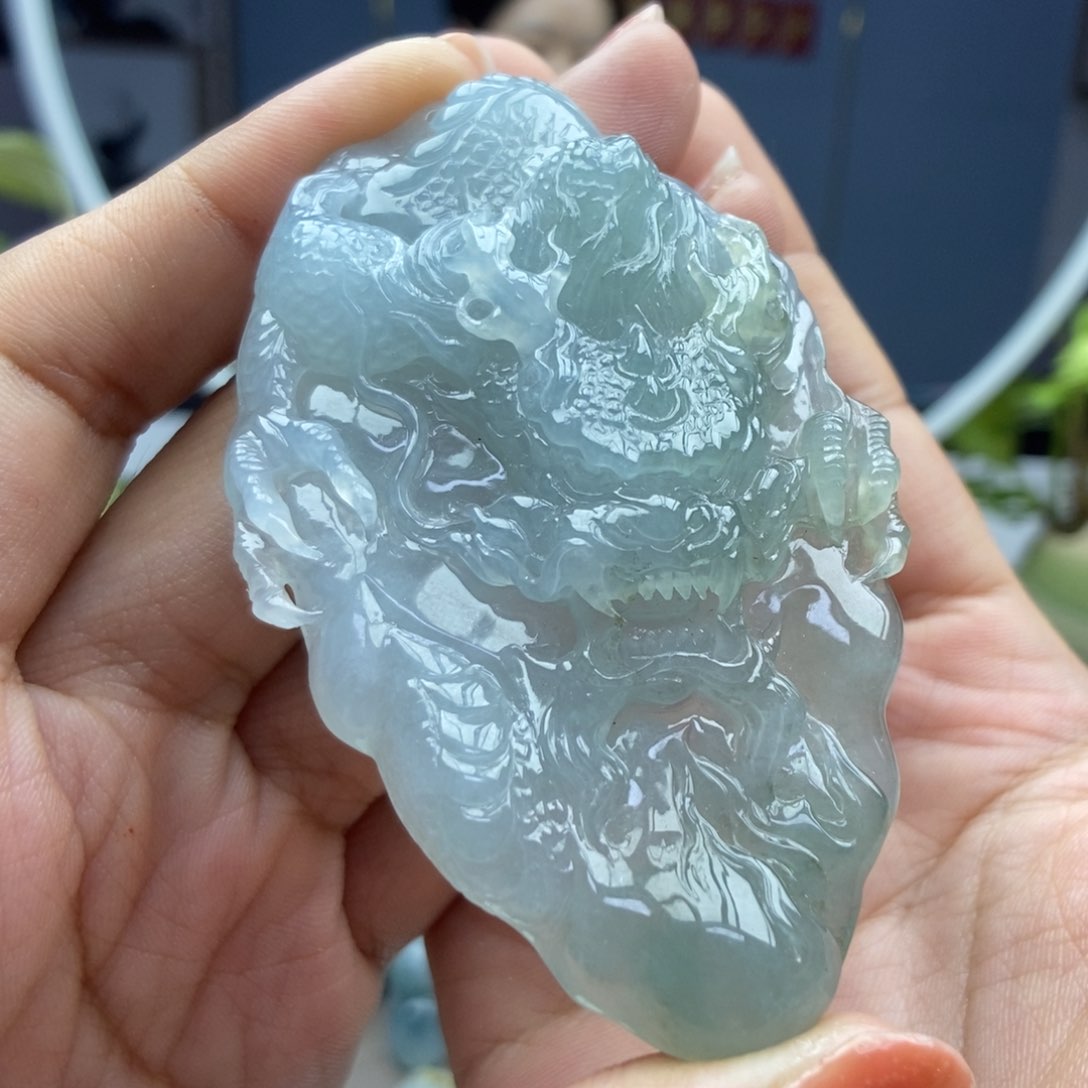 翡翠未镶嵌颈饰吊坠32