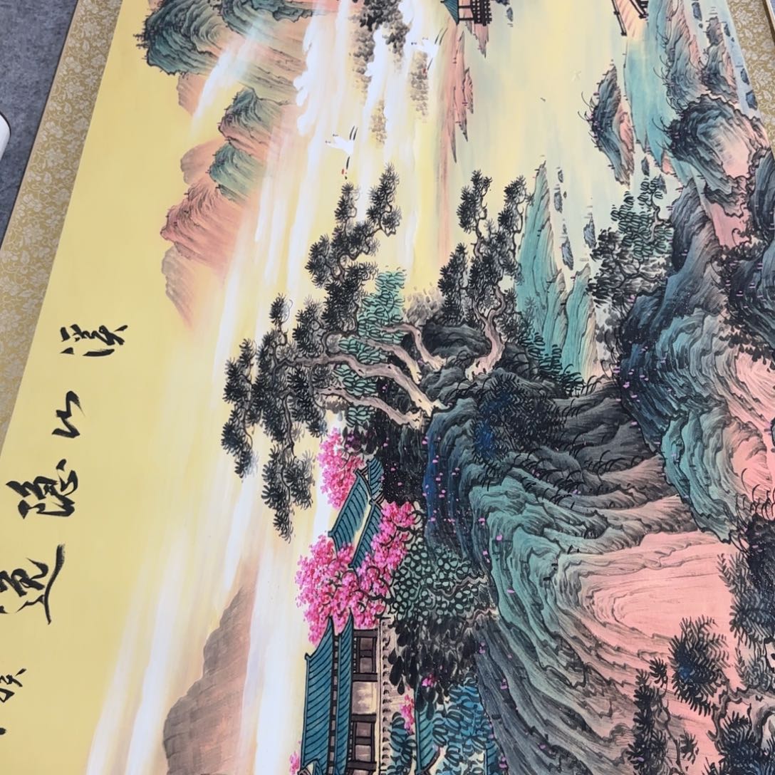卡***机QC原创横山水作品！带证书！限购一单 