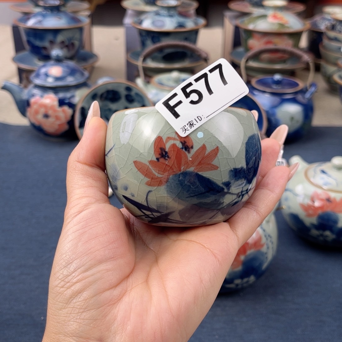 杯景德镇手绘手工茶具