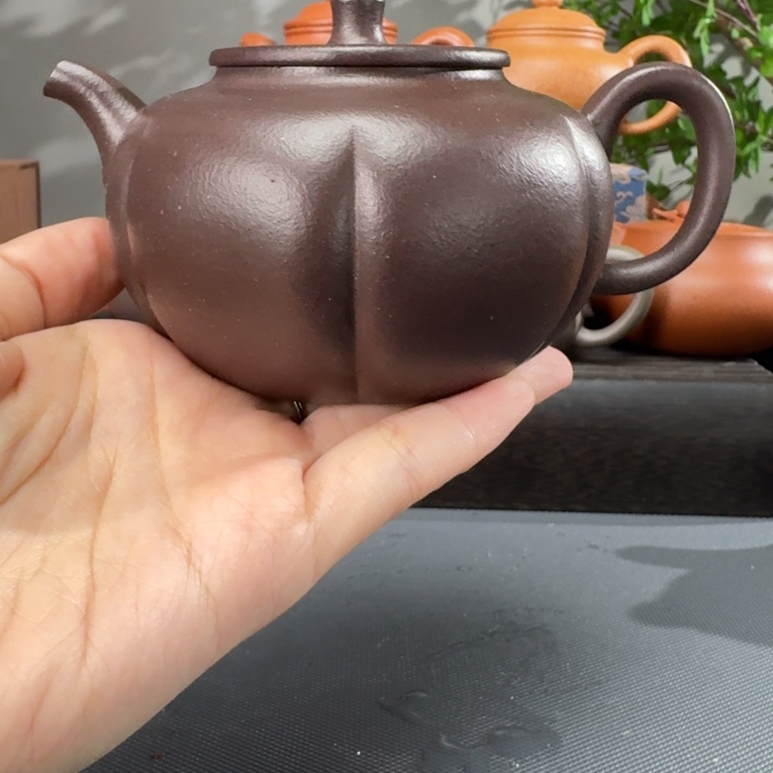 茶壶紫砂底槽清南瓜