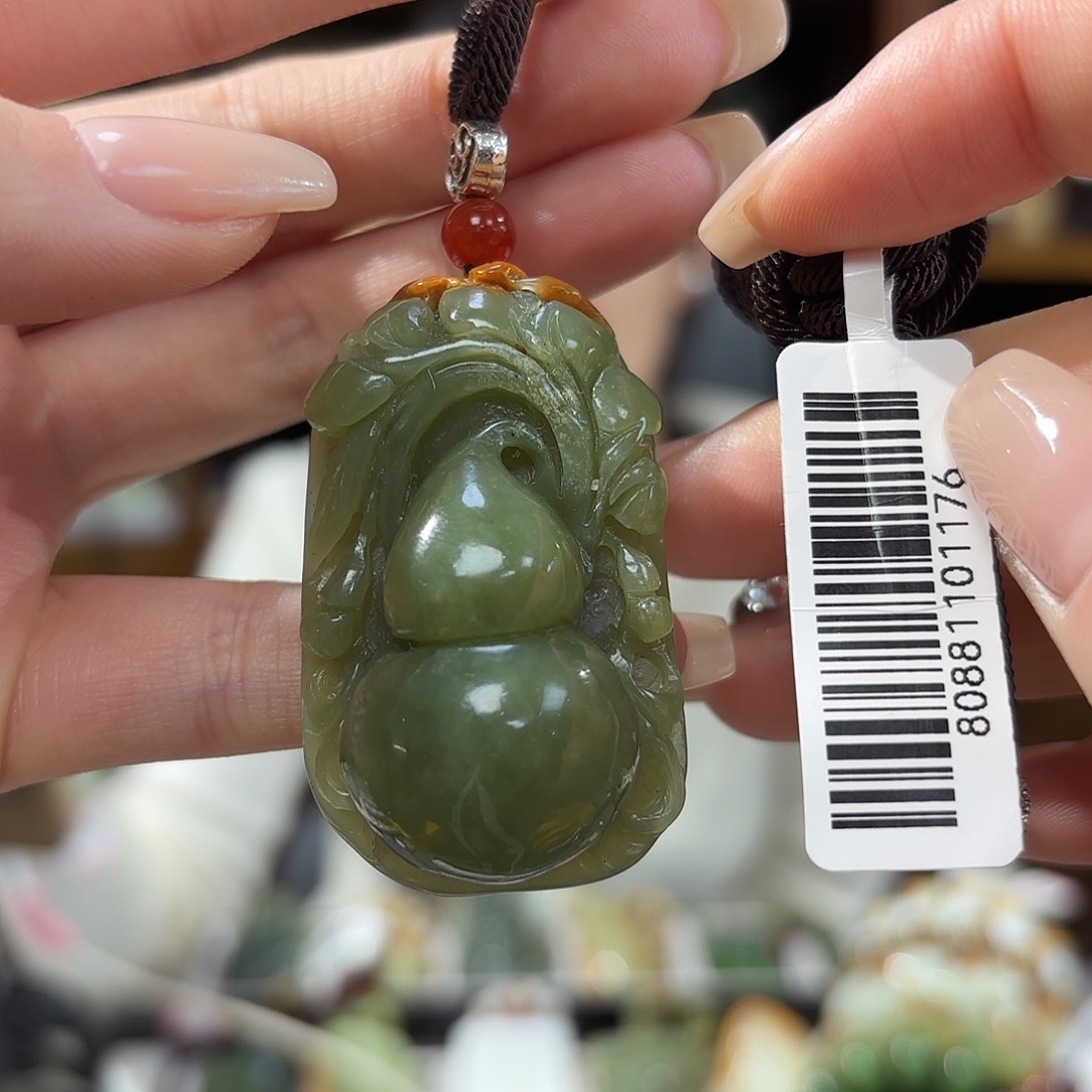 和田玉吊坠葫芦未镶嵌