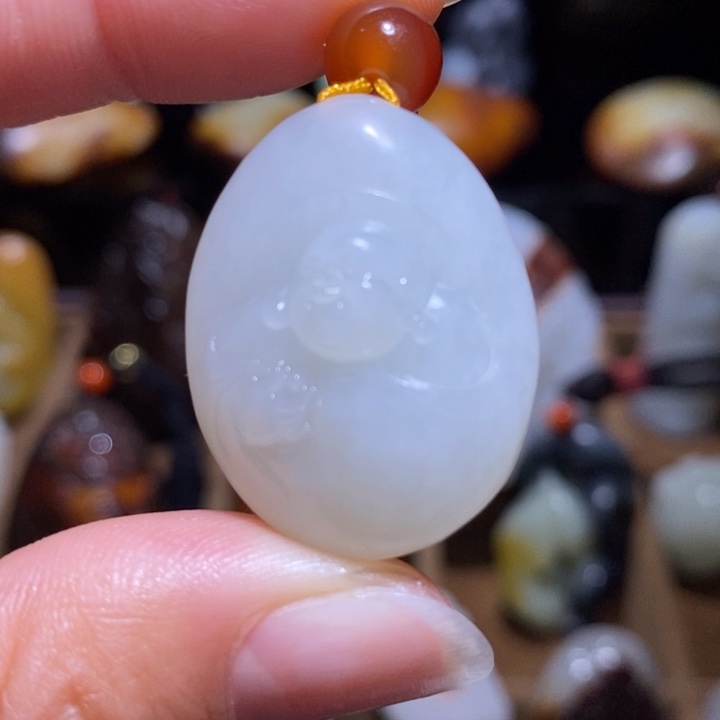 和田玉颈饰未镶嵌