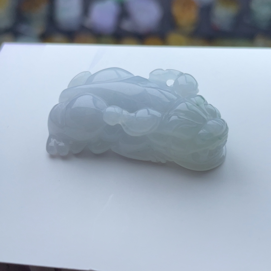 翡翠颈饰未镶嵌貔貅