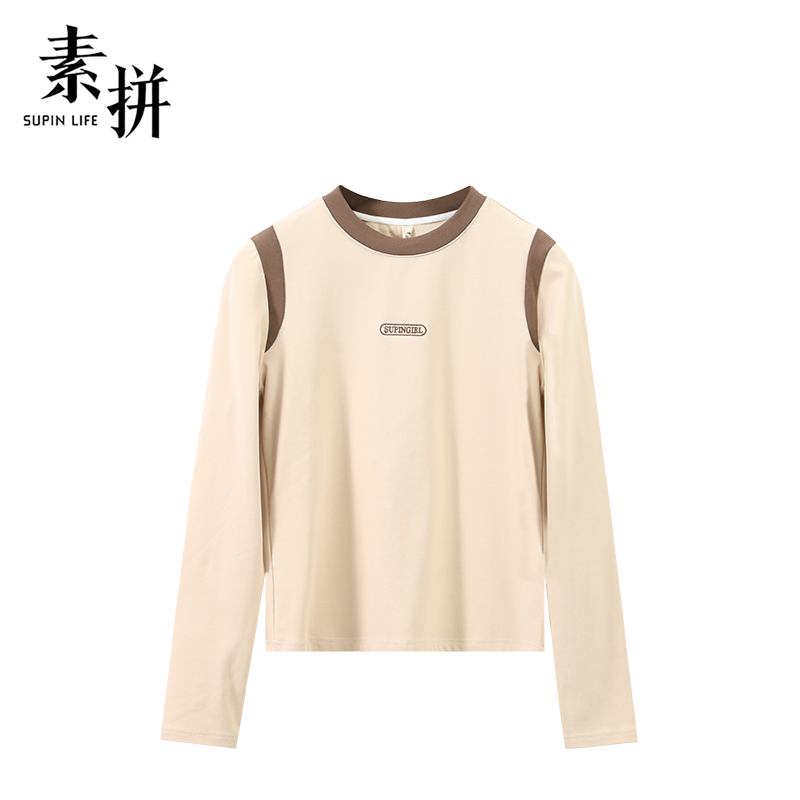 素拼女装打底衫SPADS358084AG-SPADS358084BG-SPADS358084CG