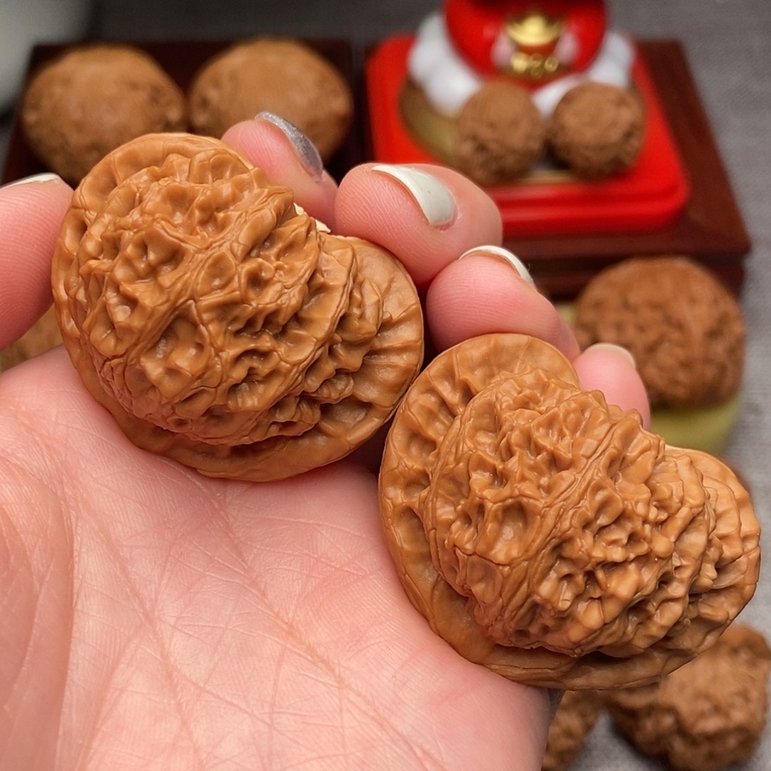 文玩核桃把件宫灯43全品