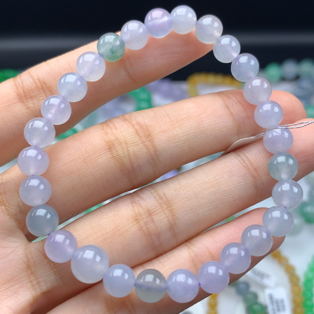 翡翠手链未镶嵌卡