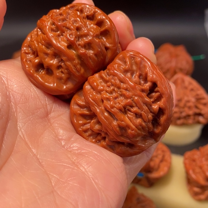 唉***生核桃手串/手链工艺核桃