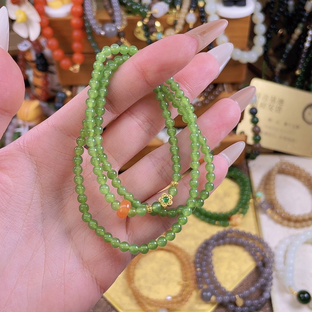 和田玉手链未镶嵌