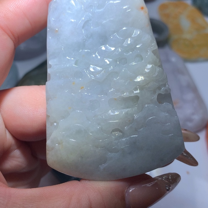 翡翠未镶嵌颈饰保真天然A货翡翠