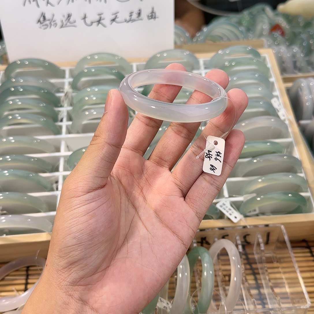 手镯玛瑙/玉髓未镶嵌圈口54.6
