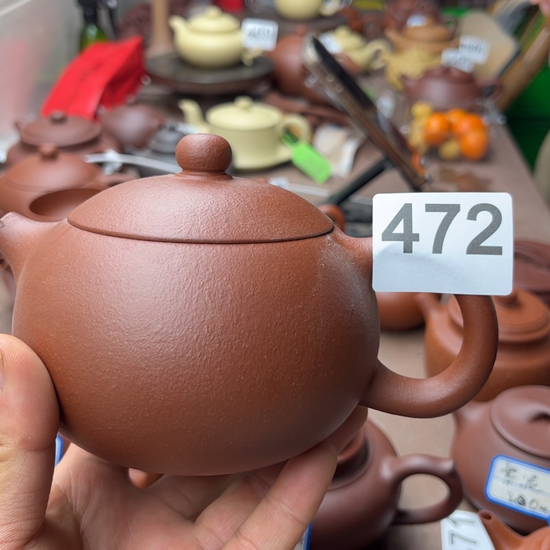 紫砂茶壶降坡泥西施400左右大瑕疵