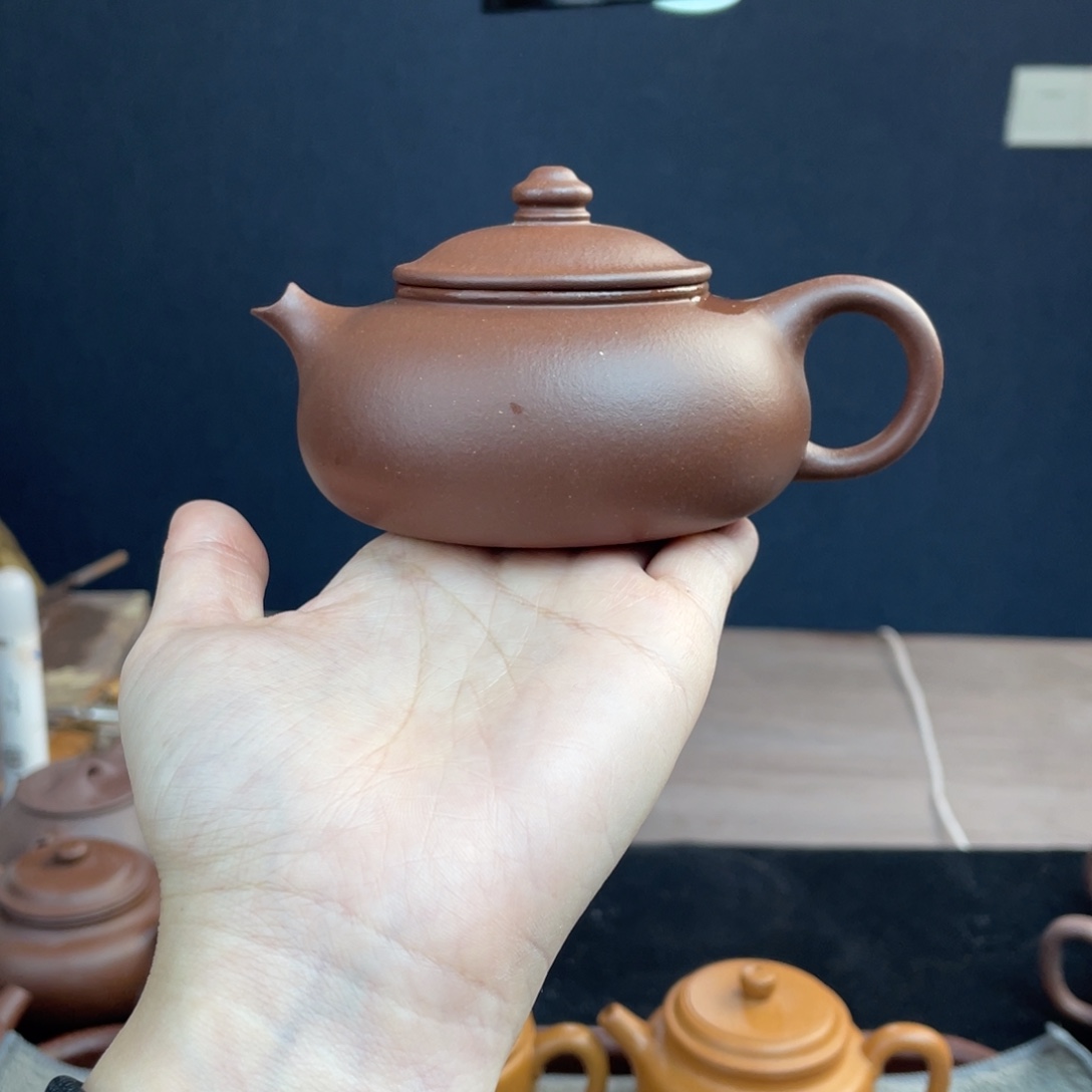 紫砂茶壶全手工底槽清寒江180cc