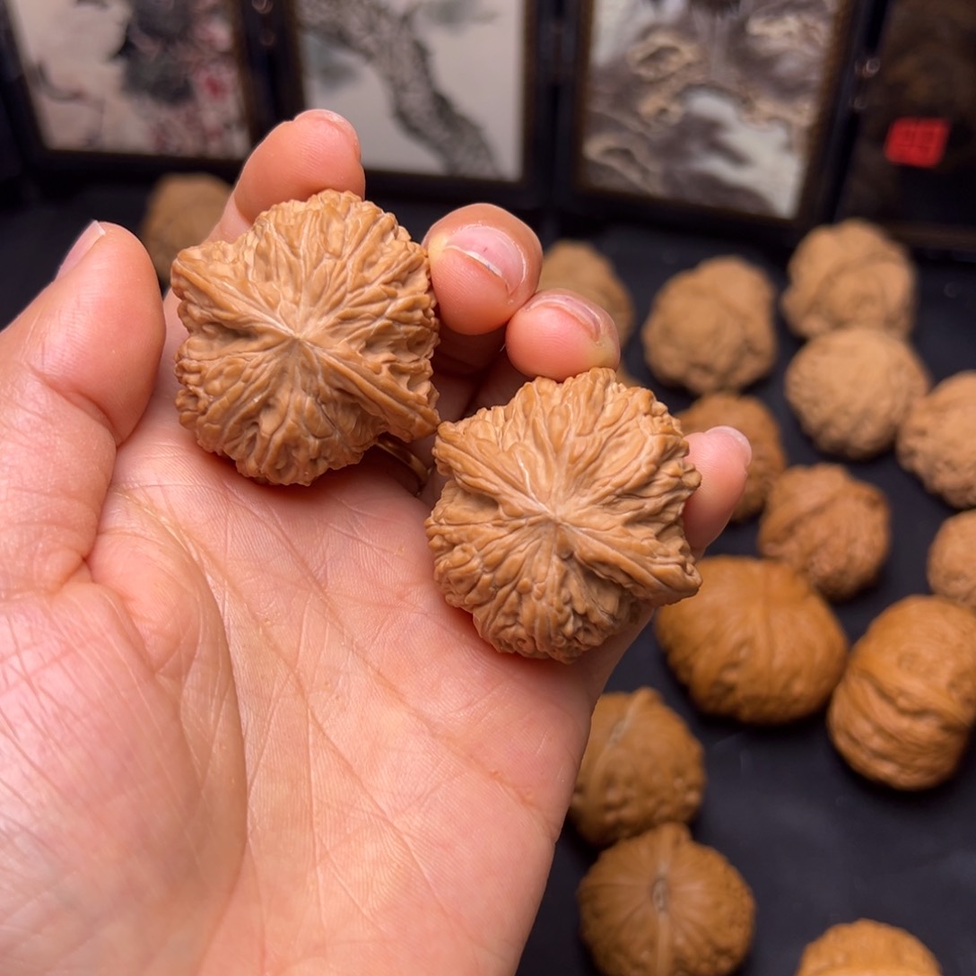 文玩核桃吊坠38全品磨盘