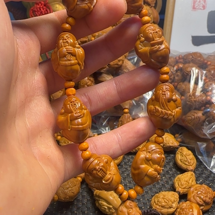 橄榄核手串/手链貔貅财神