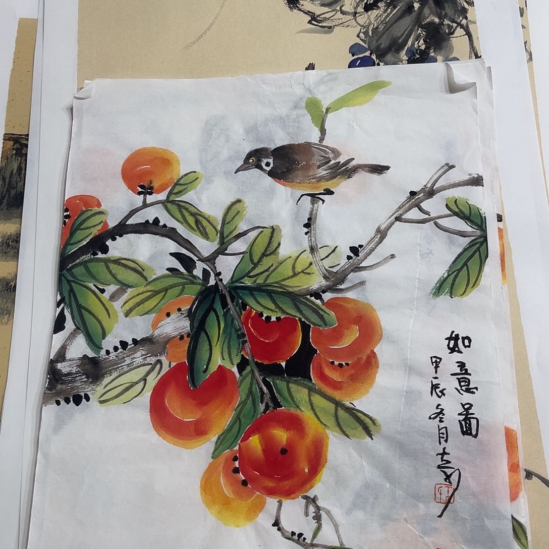 姜奇老师花鸟作品