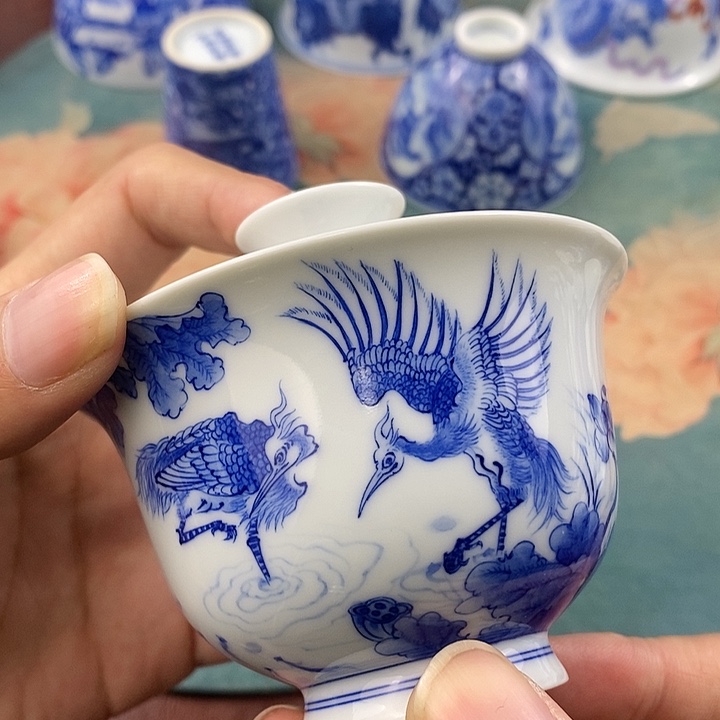 杯现代景德镇全手工全手绘茶具1688888