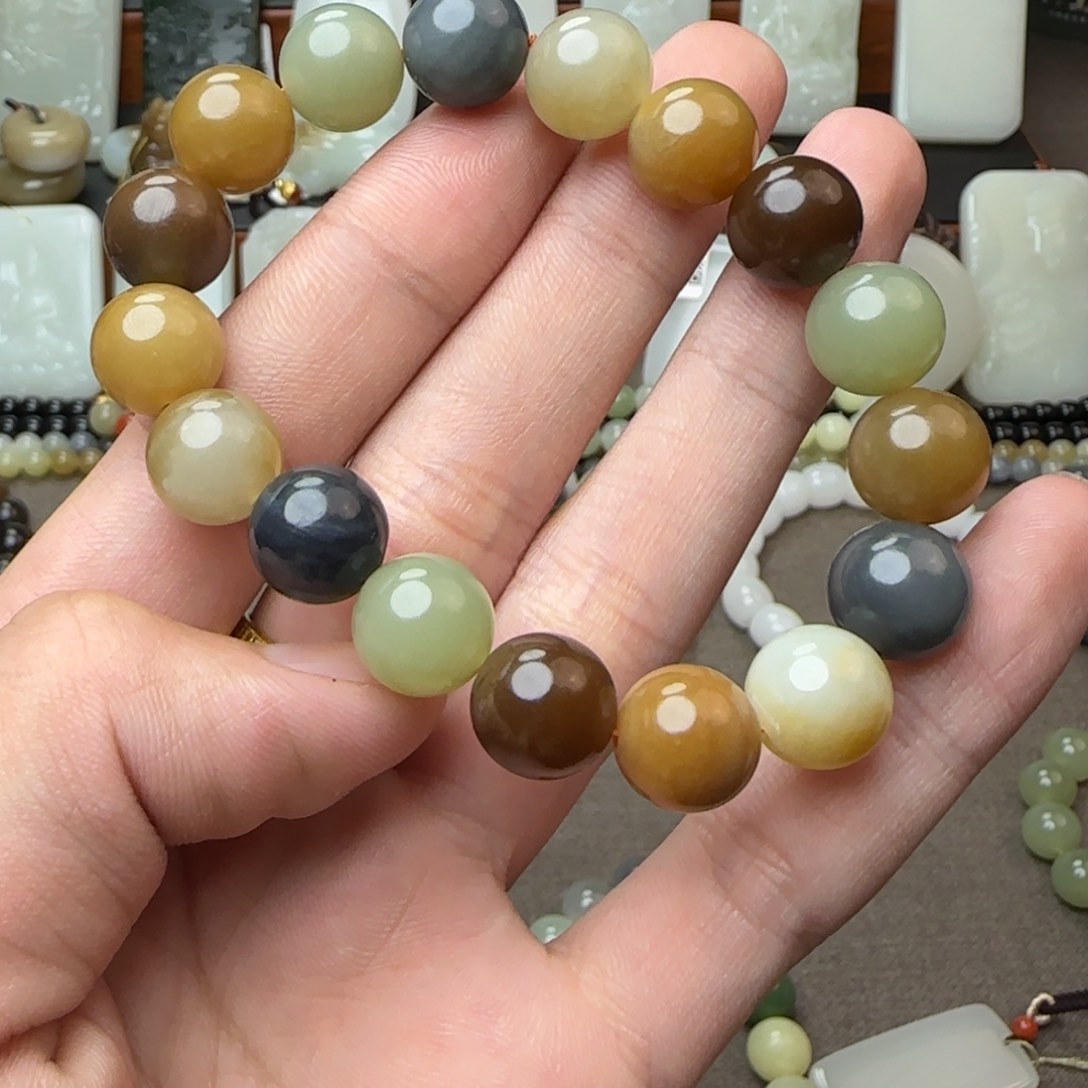 和田玉手链未镶嵌禁**人