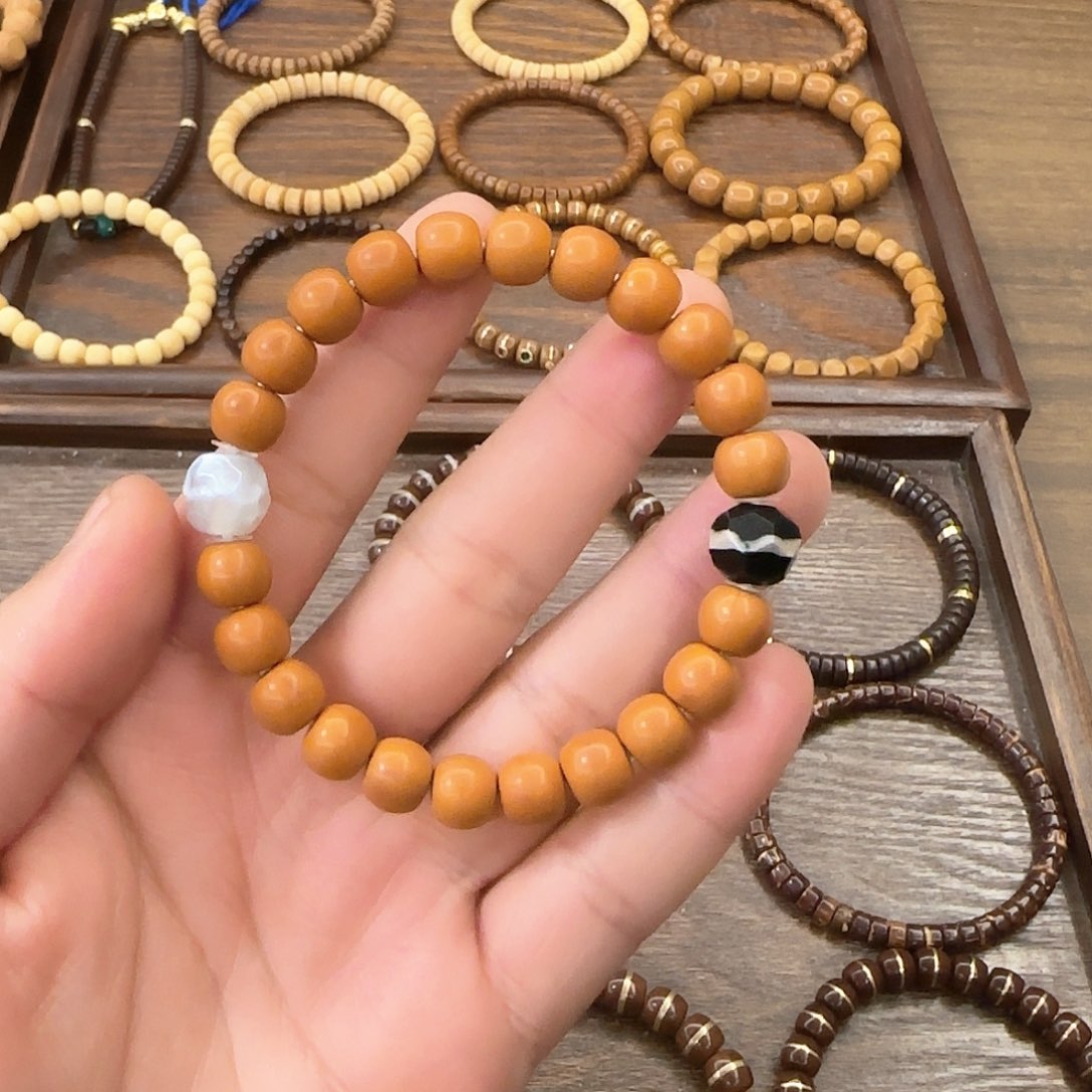 核桃手串/手链猴头老型带配珠