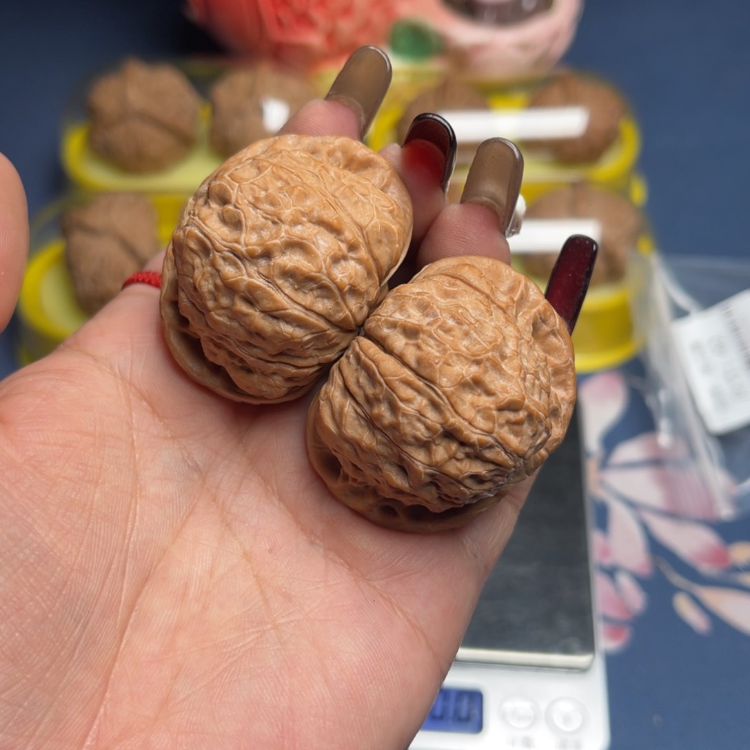 文玩核桃把件海**用南瓜墩44
