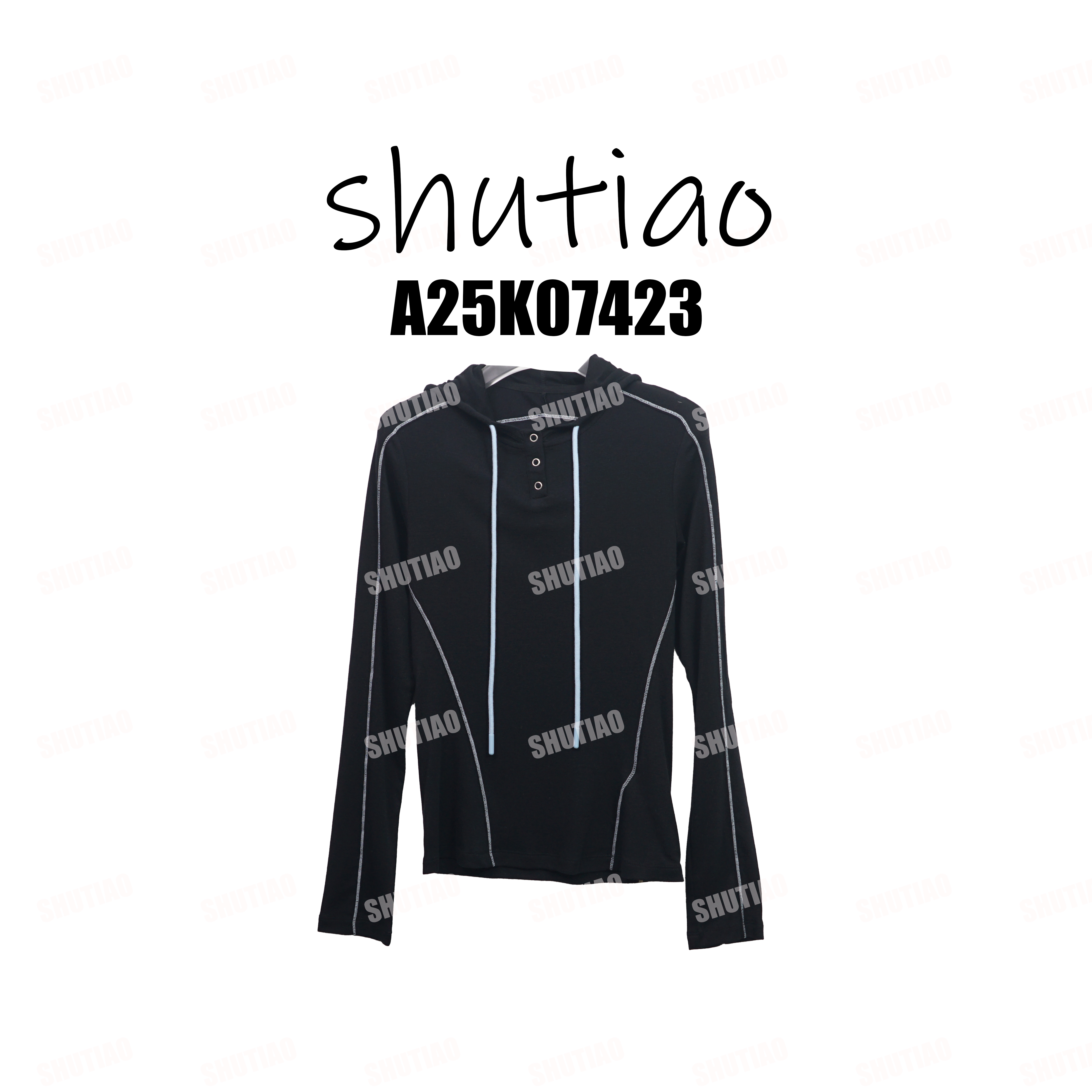 【SHUTIAO】2025冬季：新款小众设计款T恤A25K07423