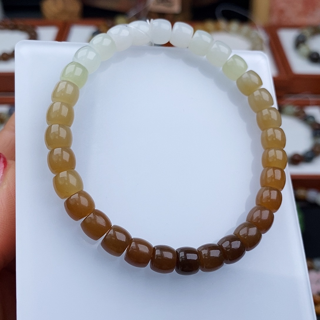 和田玉手链未镶嵌