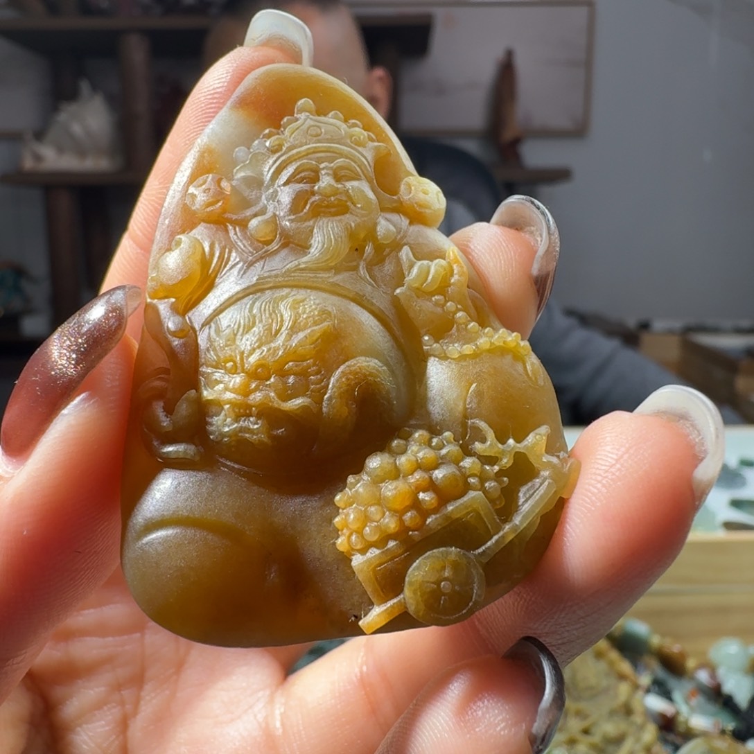 定制翡翠未镶嵌财爷