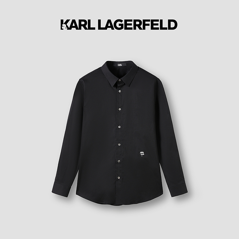 【官方男装】KARL LAGERFELD卡尔拉格斐2025新款衬衫老佛爷M23X1601