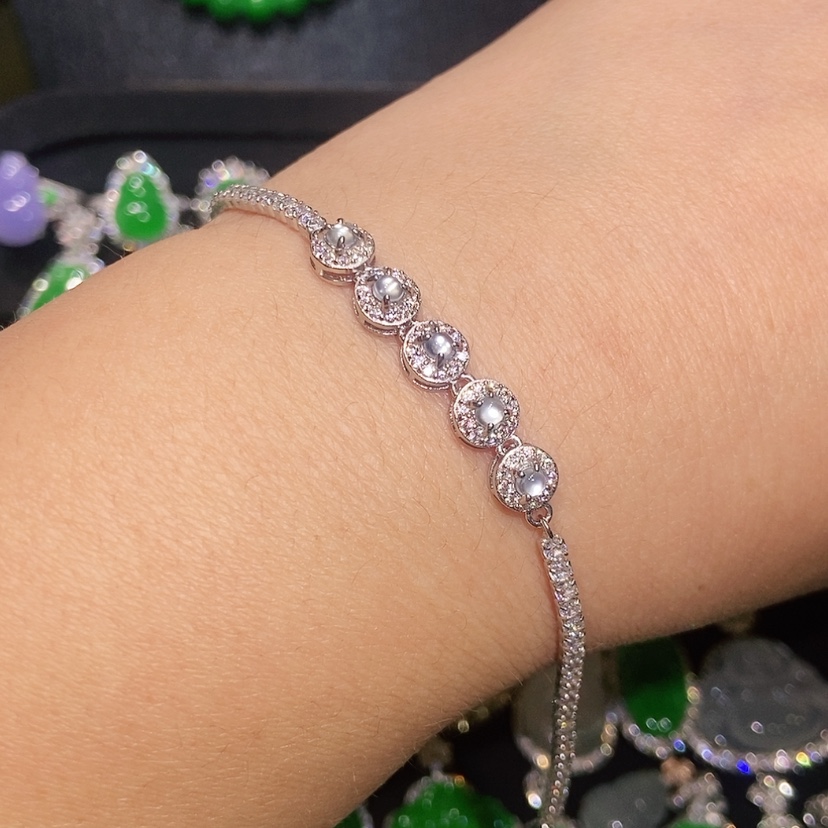 【闪购商品】翡翠手链未镶嵌天然翡翠