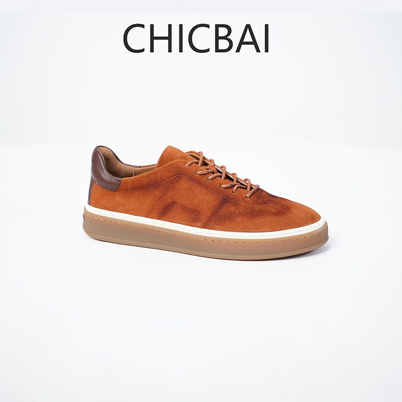 CHICBAI WL秋冬新色复古油蜡绳老钱感休闲德训板鞋