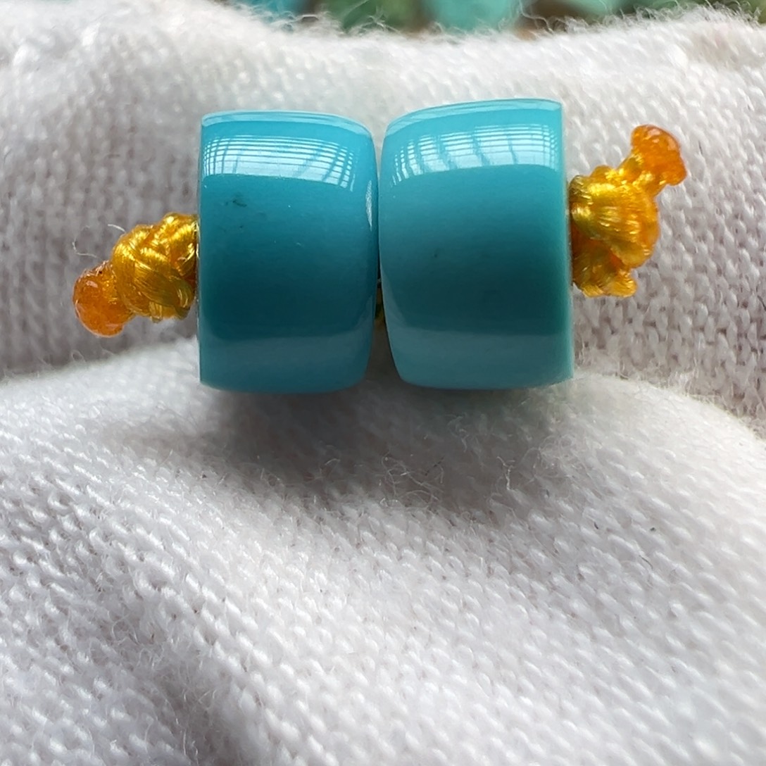 绿松石未镶嵌配饰6.4×3.7