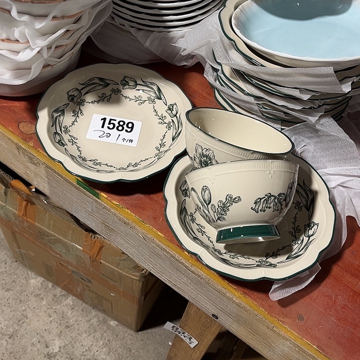 瓷微瑕外贸餐具1589