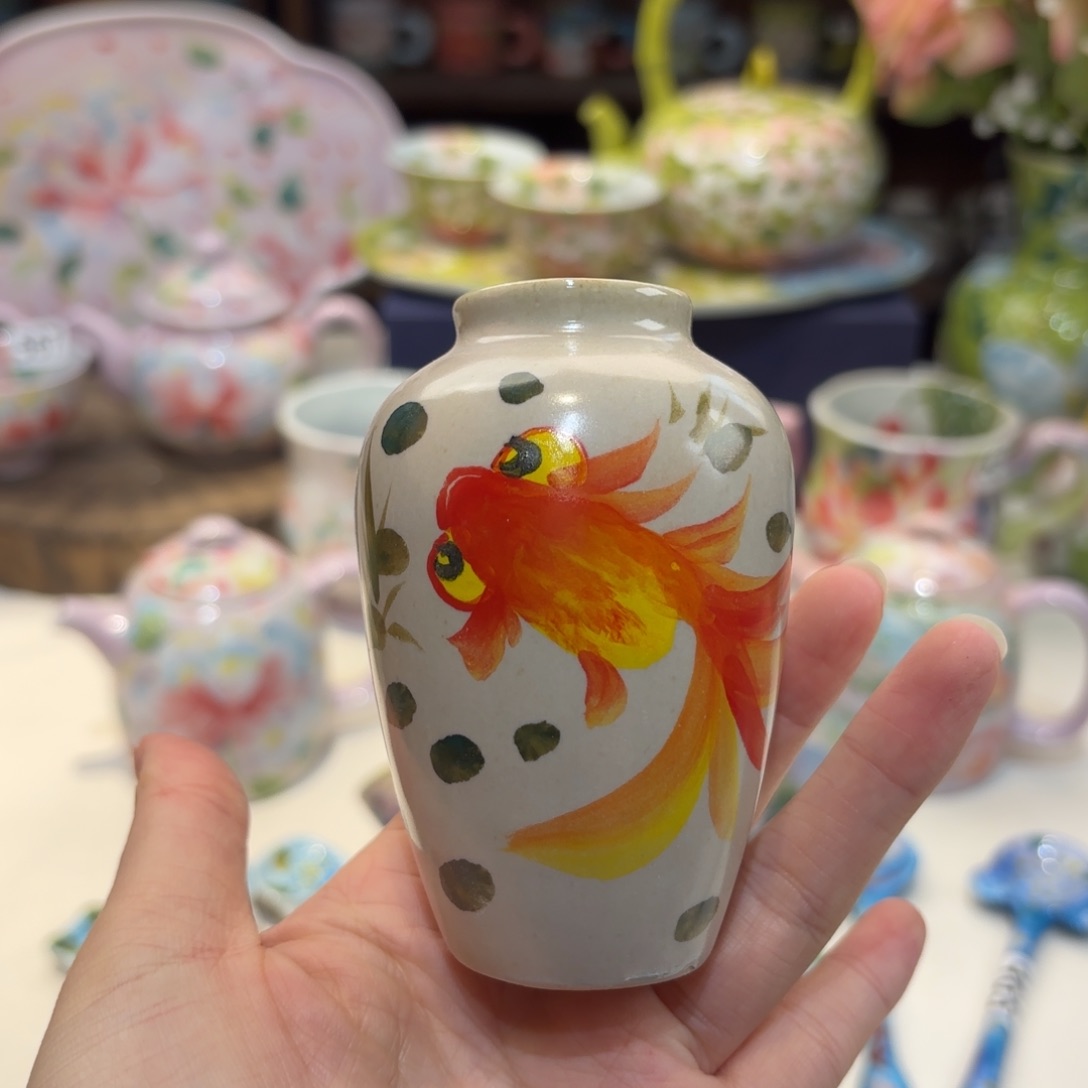 景德镇手绘高温釉下彩陶瓷茶具