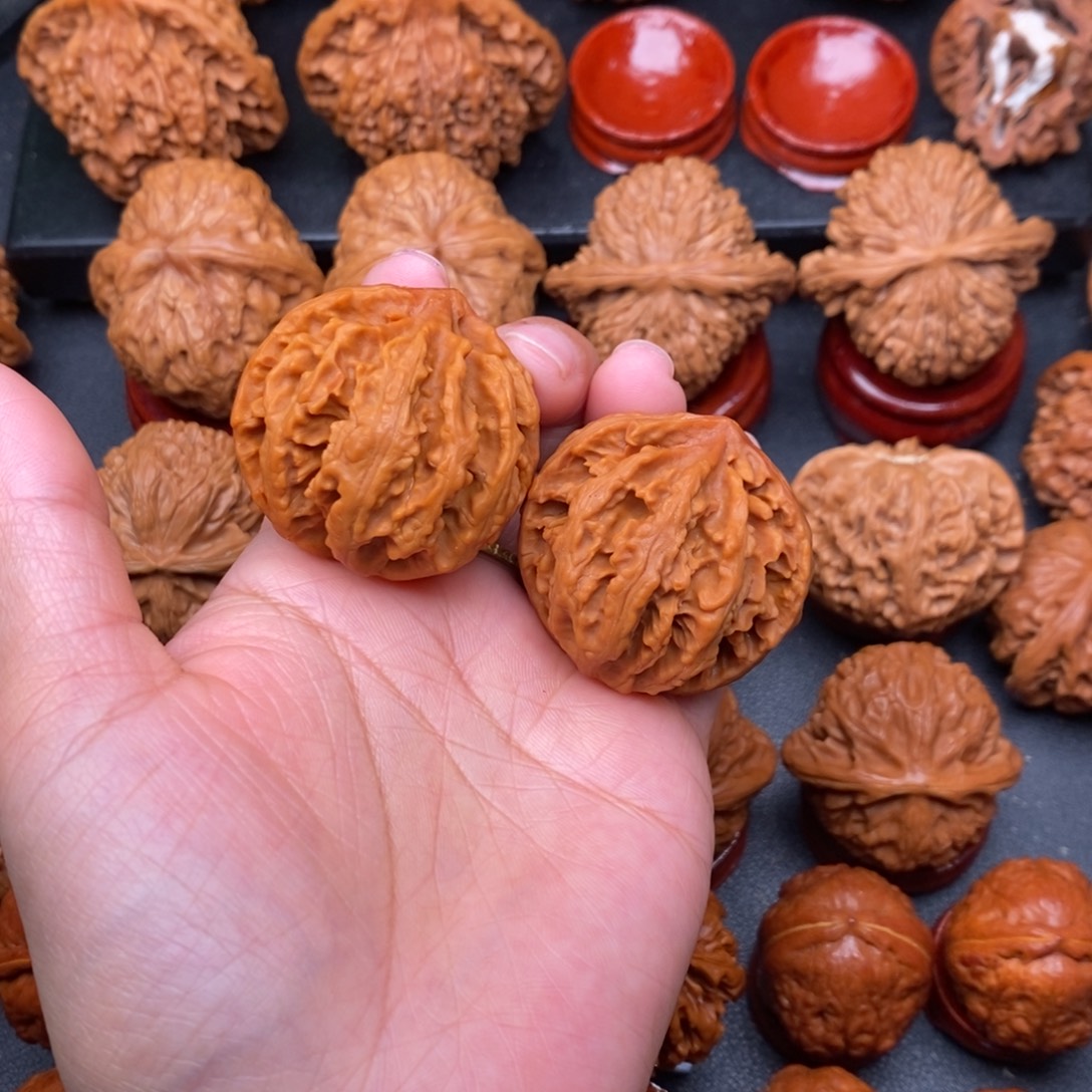 稻***人文玩核桃把件核桃