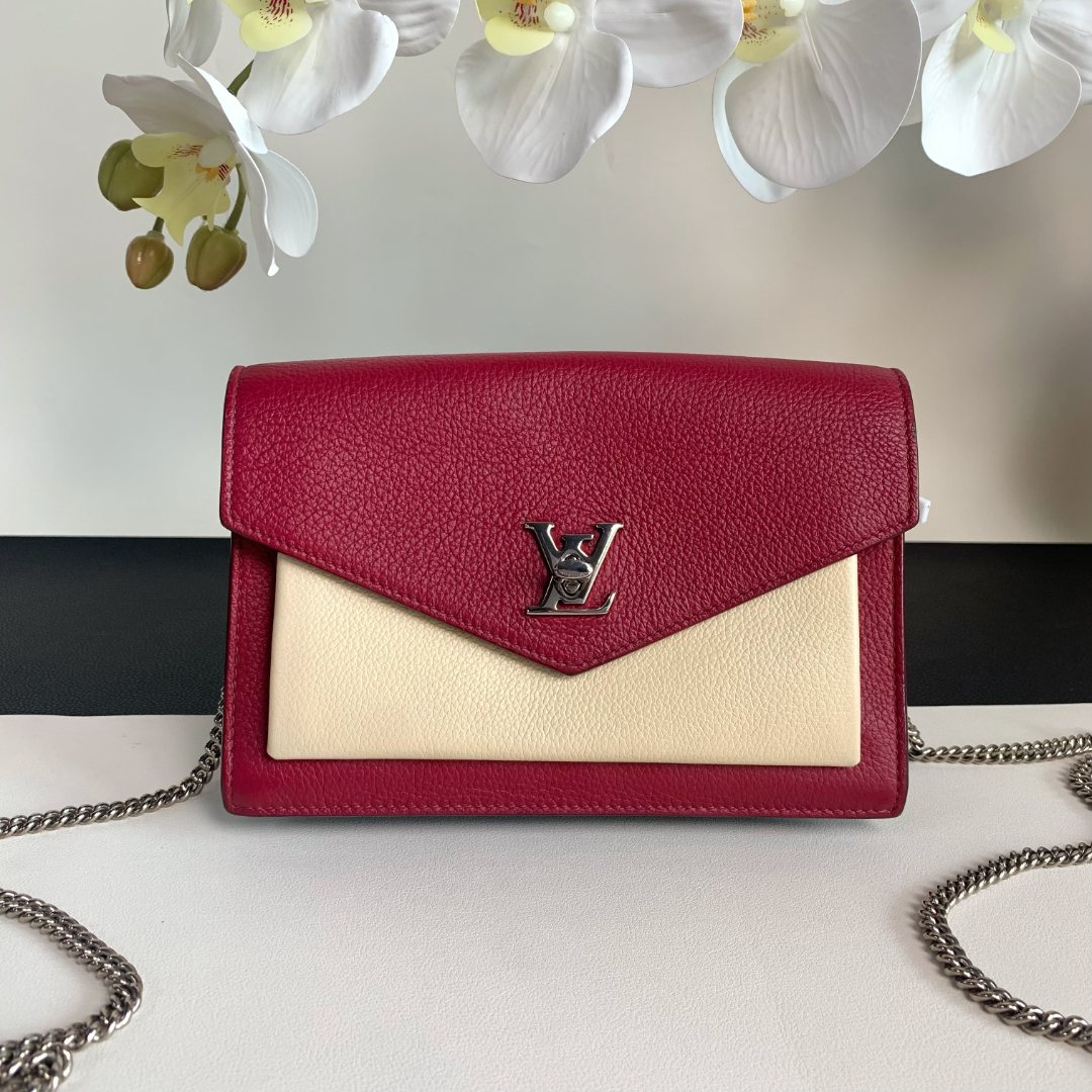 90新 LouisVuitton/路易威登 【98新】lv lockme woc链条包