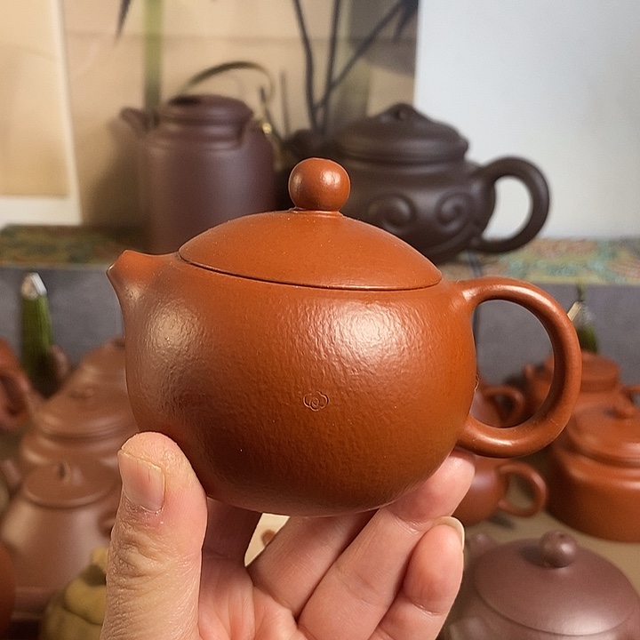 茶壶紫砂全手工朱泥西施170cc