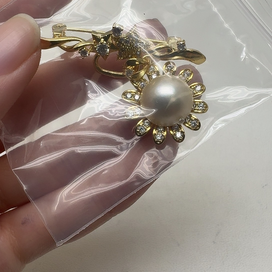 胸针拼合珍珠（马贝珠）未镶嵌