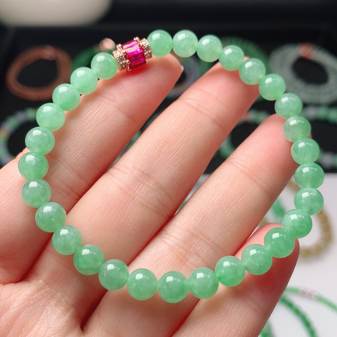 翡翠未镶嵌手链翡翠