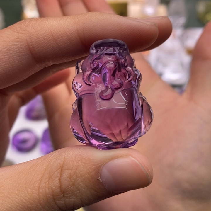 勇***前水晶颈饰未镶嵌定制