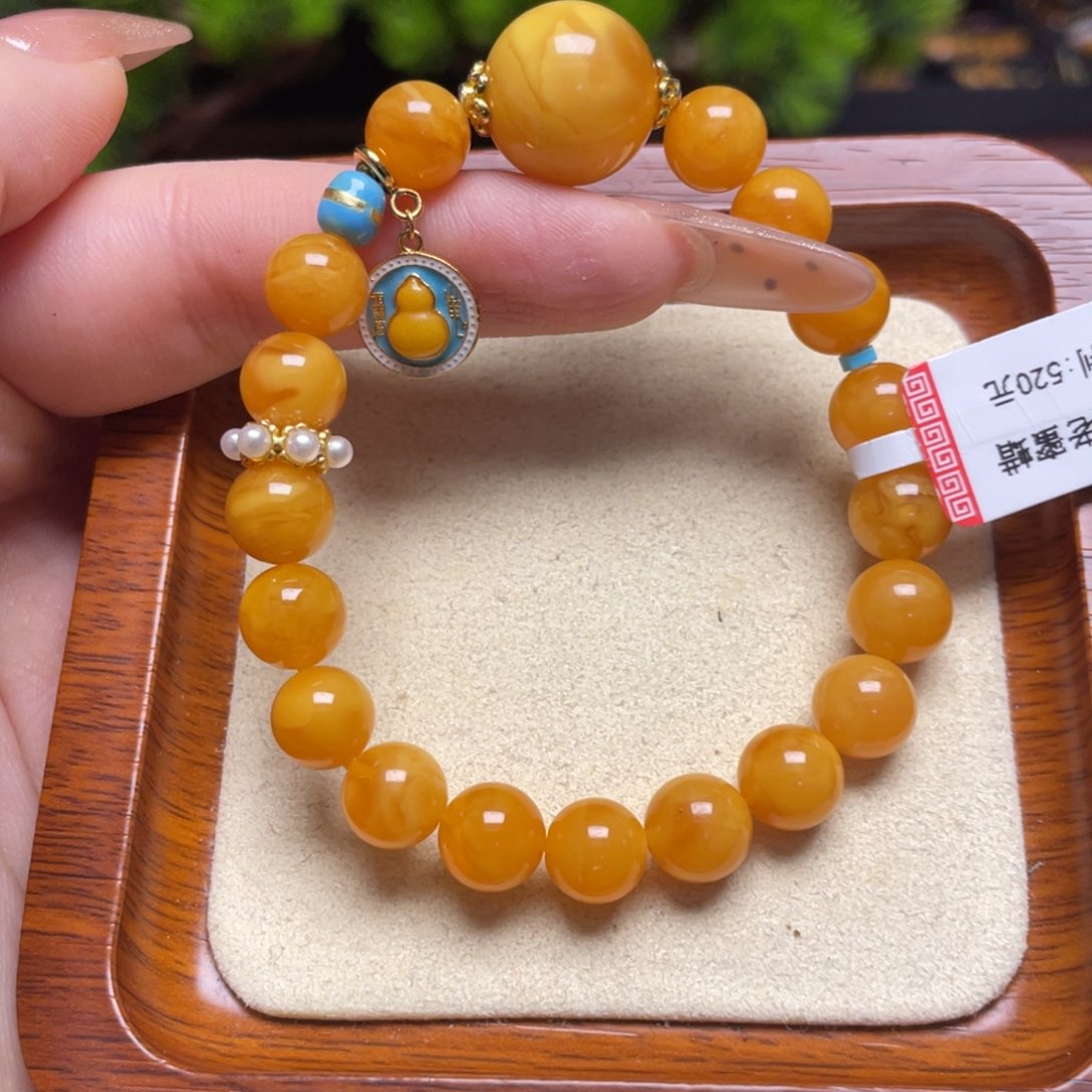 蜜蜡手链未镶嵌手串