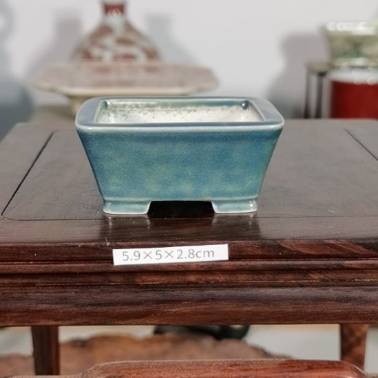 手工手绘釉盆大徳堂
