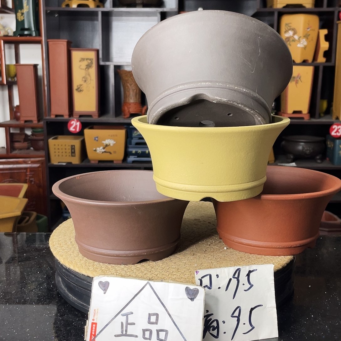 紫砂紫砂花盆紫砂艺术