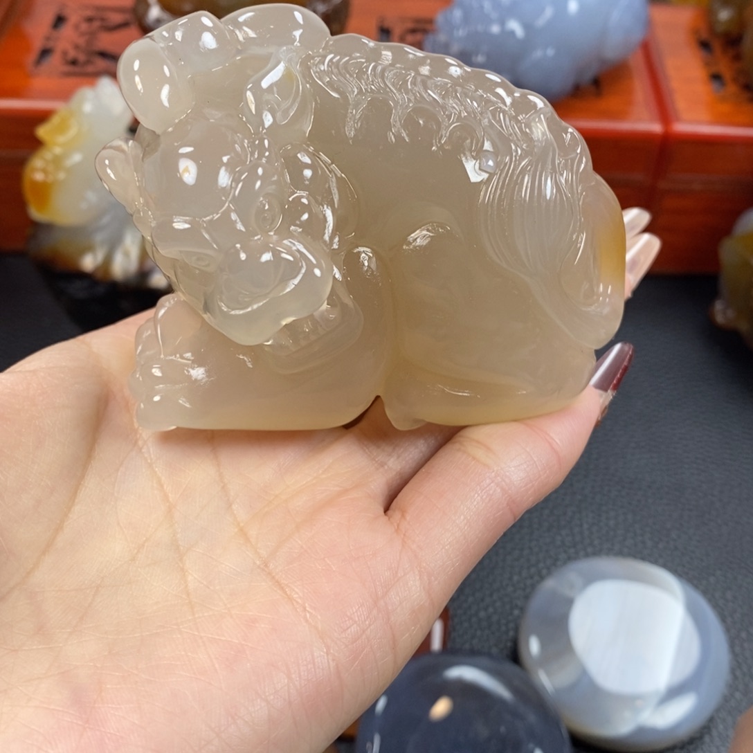 玛瑙/玉髓手把未镶嵌
