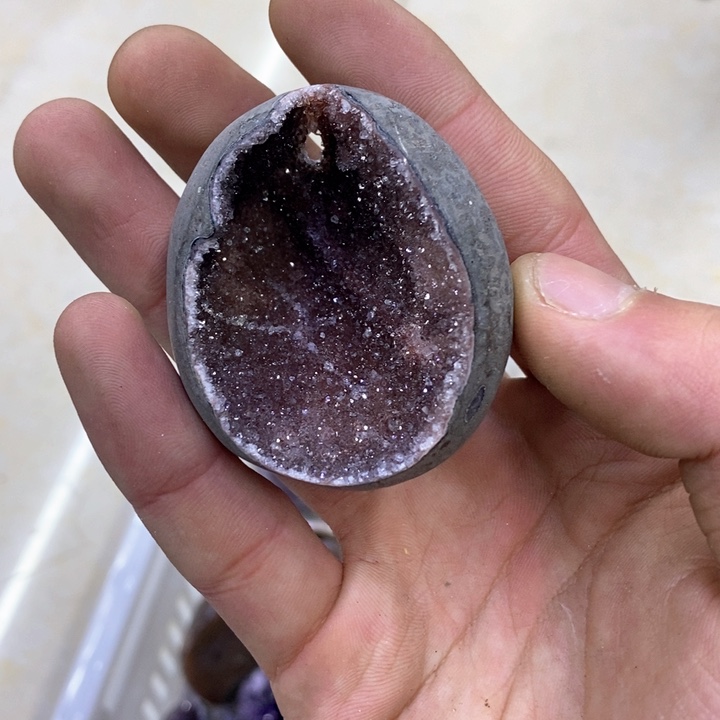 紫晶小葛摆件未镶嵌