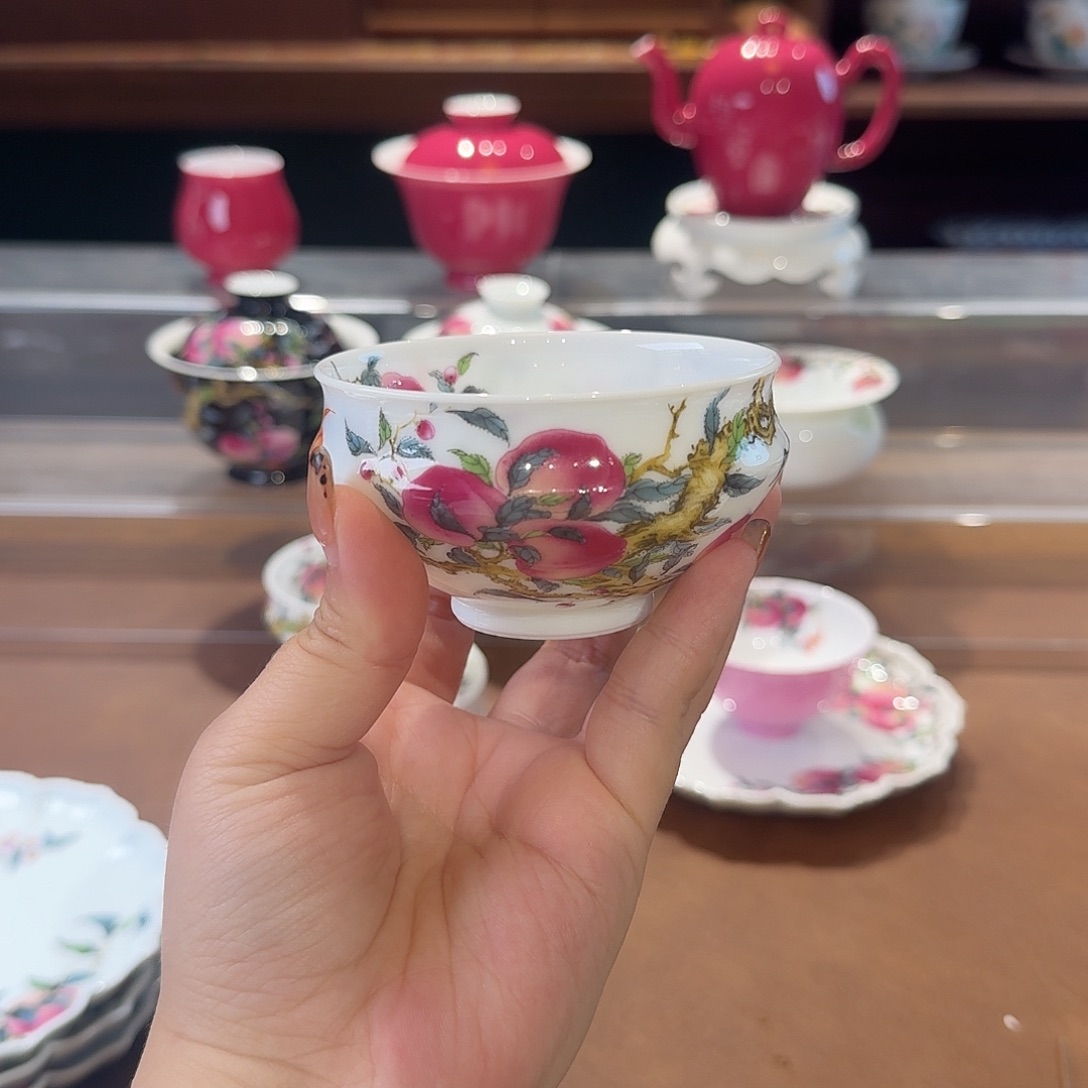 珐琅彩主人杯茶具茶具茶具