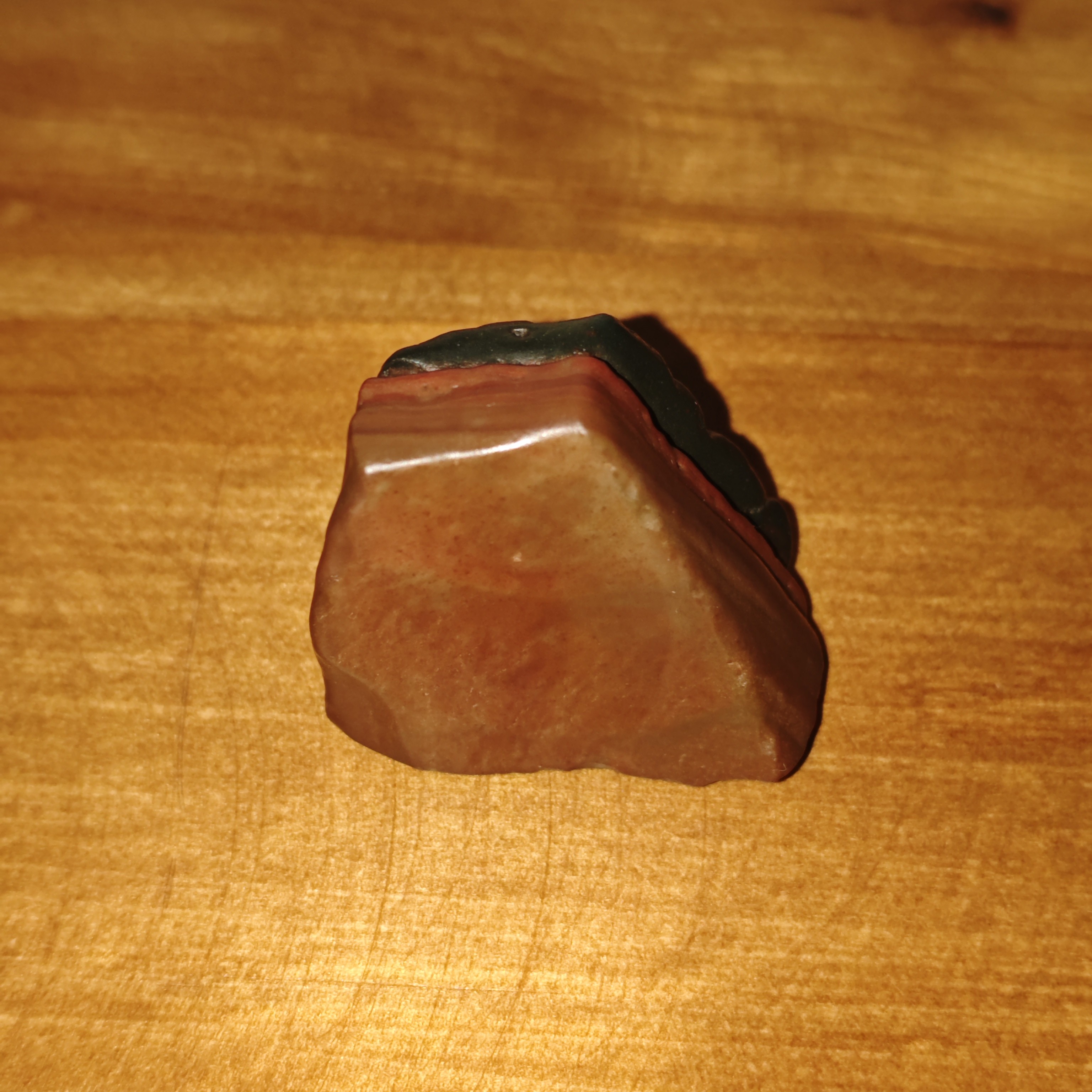 戈壁石共生摆件手把件